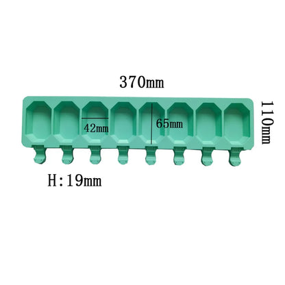 Variant image for Hexagon Silicone Baking Mold, 8 Cavity Non-Stick Treat Mould for Ice Cream, Chocolates, and Cake Pops-3