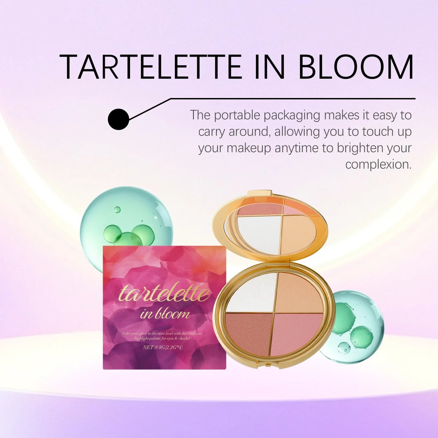 Eyeshadow Palette Highlight Blush Highlighter Brighten Eye Area Natural Look Portable Eye Makeup TikTok Viral Fall 2026