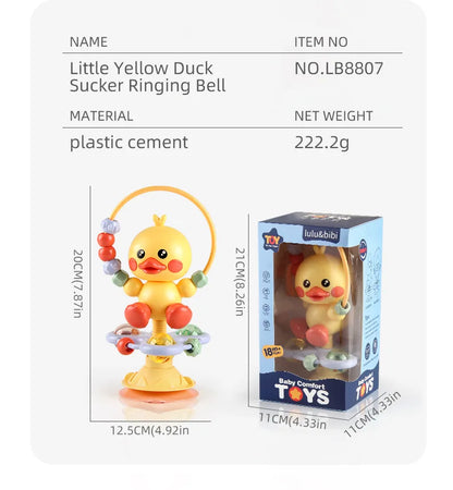 Baby Soothing Rattle Suction Cup Newborn Sensory Toys