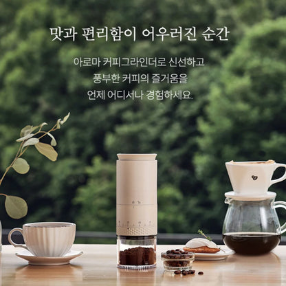 Coffee Grinder Rechargeable 1500mAh Portable Electric Burr Grinder Travel Home Fall 2025 Precision Grind