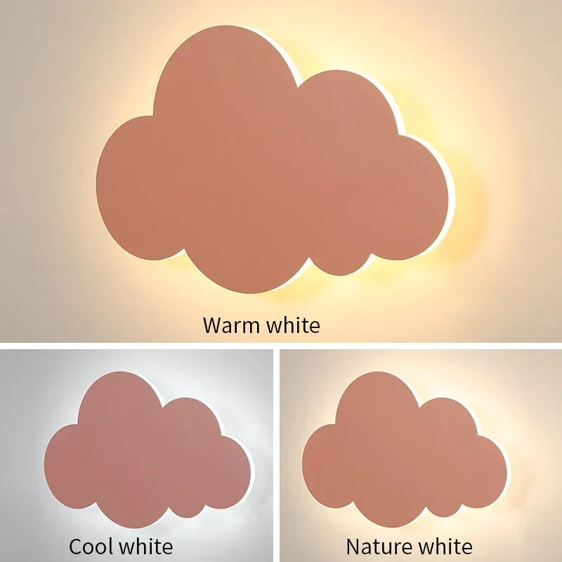 Cloud Wall Lamp Dimmable LED Nursery Light Remote Control Night Light Nursery Bedroom Decor Fall 2025 Cozy