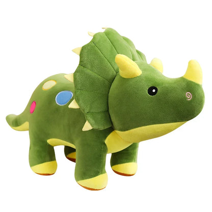 Creative Big Plush Dinosaur Soft Toy for Kids - Triceratops Stegosaurus Stuffed Doll Birthday Gift