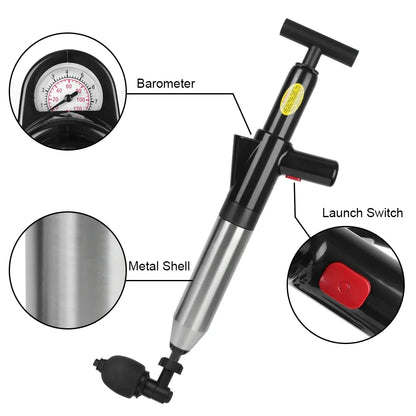 Toilet Plunger High Pressure Drain Unblocker Hydro Blast Style Eco Friendly Home Repair Fall 2026