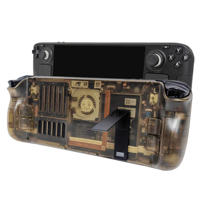 Steam Deck Clear Cooling Back Cover With Stand Bracket