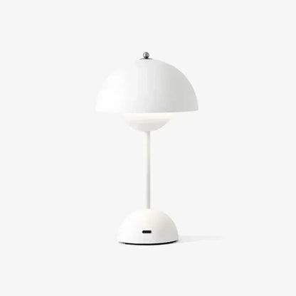 Rechargeable Table Lamp Nordic Flower Bud With Iron Touch Switch Fall 2026 Home Decor For Bedroom Or Nightstand