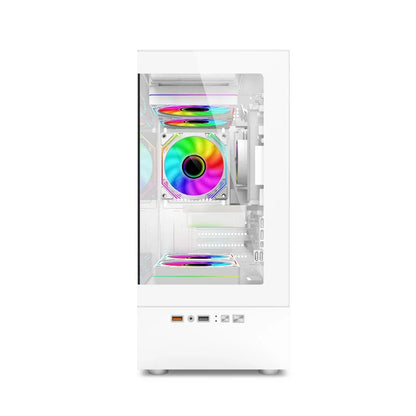 Mini ITX PC Case 240mm Water Cooling MicroATX Chassis