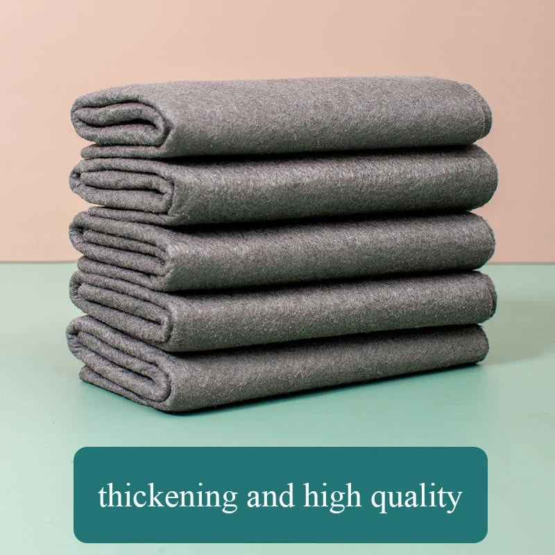 Thickened Microfiber Cleaning Cloths - Reusable No Trace Towels for Household & Car Care