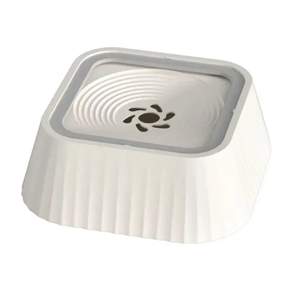 Pet Water Fountain with Floating Plates No Spill Bowl for Dogs