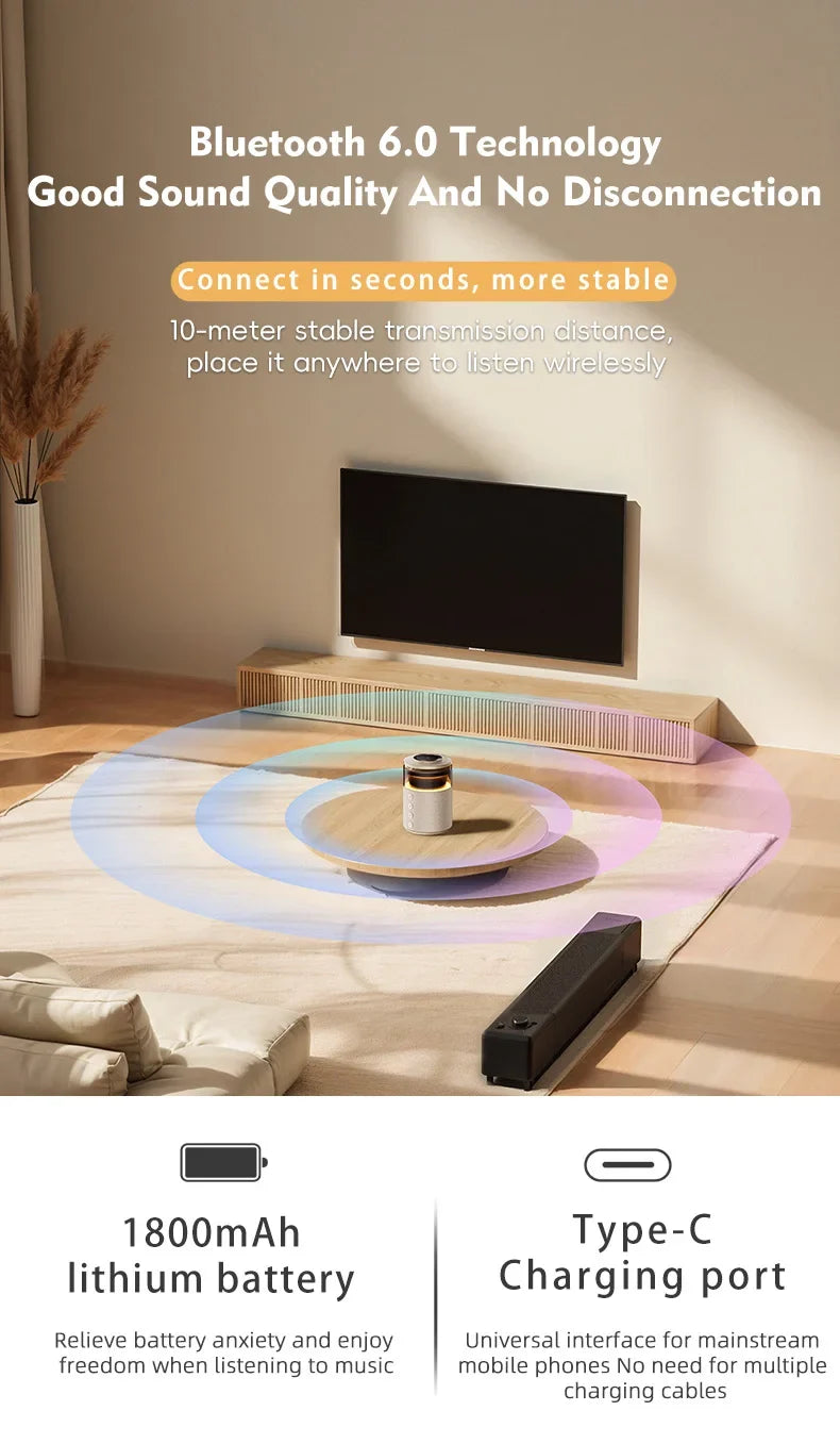 Wireless Charging Station 5 In 1 Magnetic Dock With Bluetooth Speaker Night Light Back To School 2026 Gift