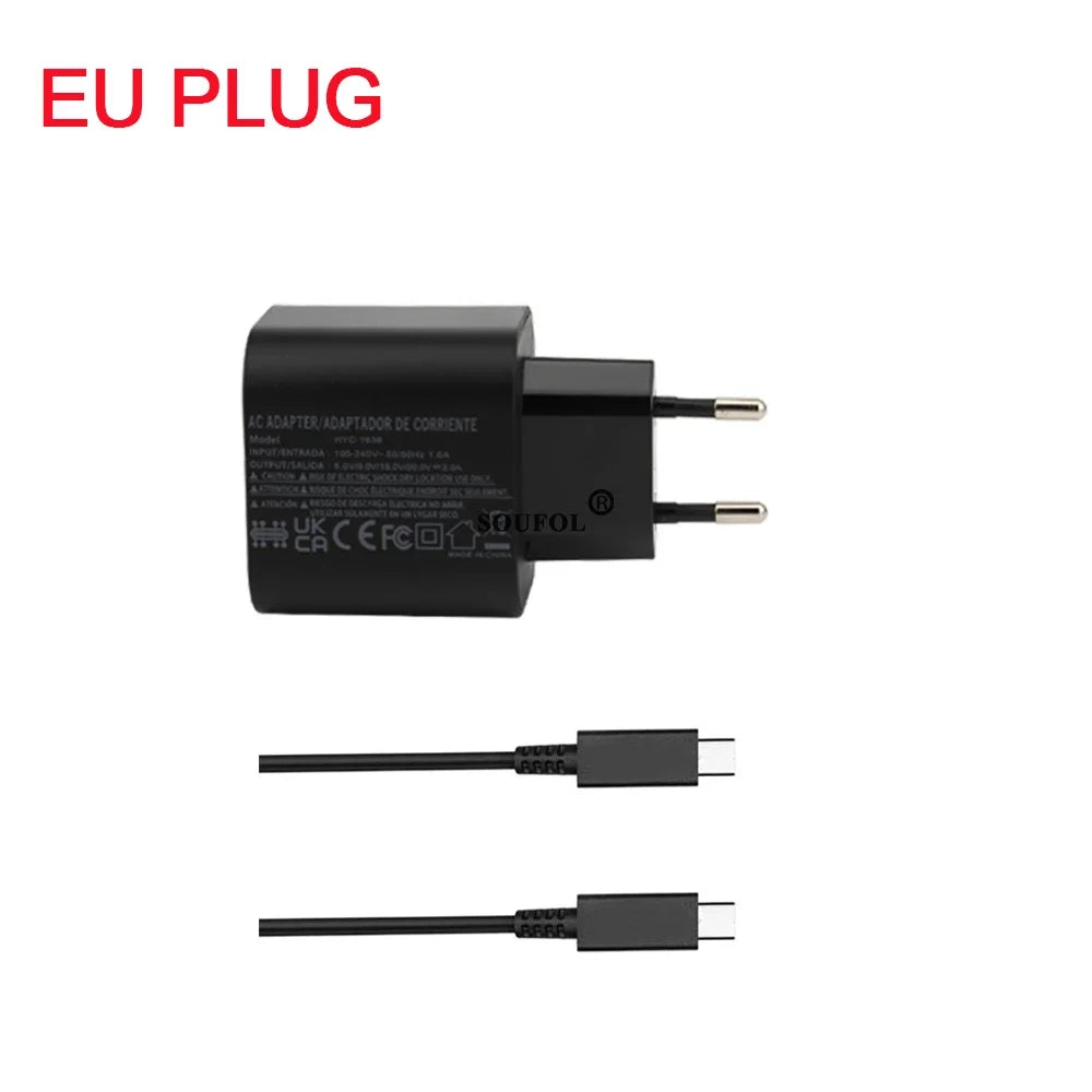 60W USB C Fast Charger Cube With EU US UK Plugs For Switch2