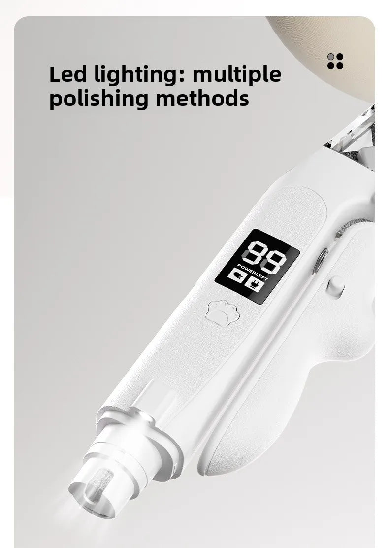 2-in-1 Pet Nail Clipper & Grinder with LED Blood Line Light – USB-C Rechargeable Dog Cat Trimmer 2026