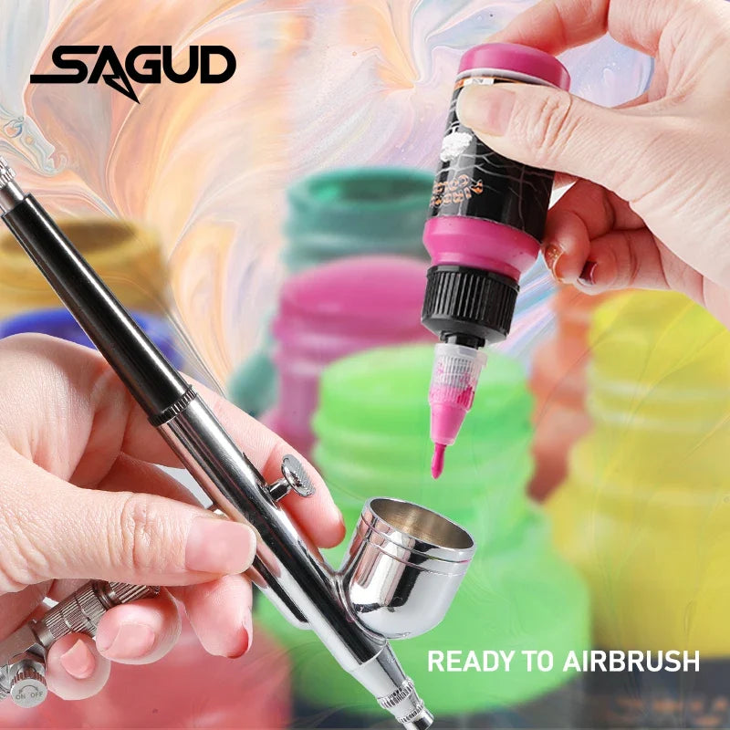 Airbrush Acrylic Paint Matte Inks Water Based Easy to Clean 32 Color Set 100ml Bottles For Model Hobby TikTok Viral Craft Trend 2026