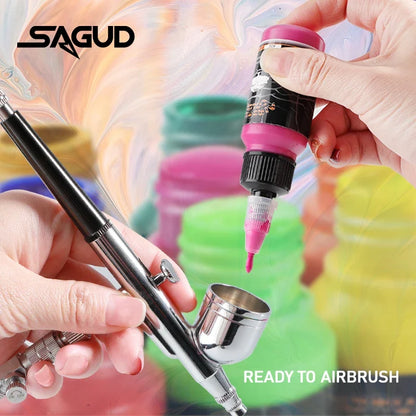 Airbrush Acrylic Paint Matte Inks Water Based Easy to Clean 32 Color Set 100ml Bottles For Model Hobby TikTok Viral Craft Trend 2026