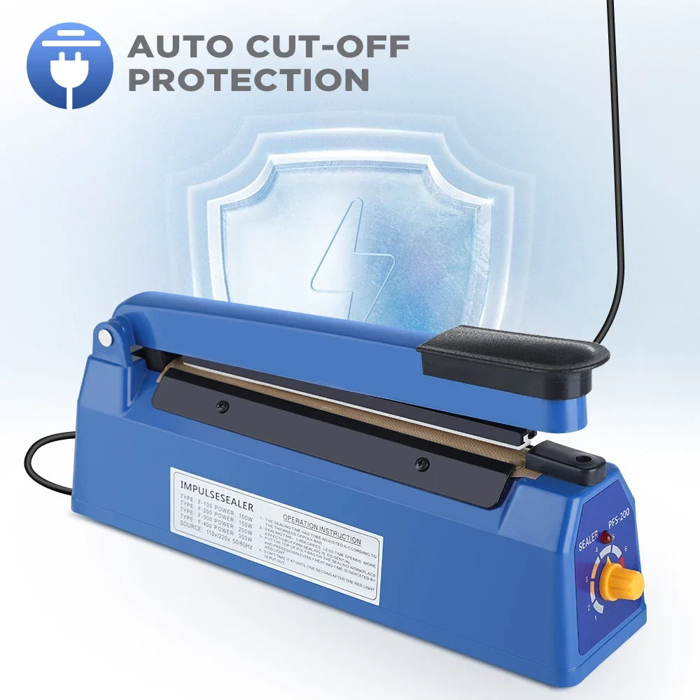 Heat Sealer 8 Inch Handheld Impulse Bag Sealer Compact Packaging Tool Fall 2025 Airtight Food Storage