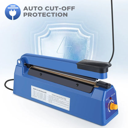Heat Sealer 8 Inch Handheld Impulse Bag Sealer Compact Packaging Tool Fall 2025 Airtight Food Storage