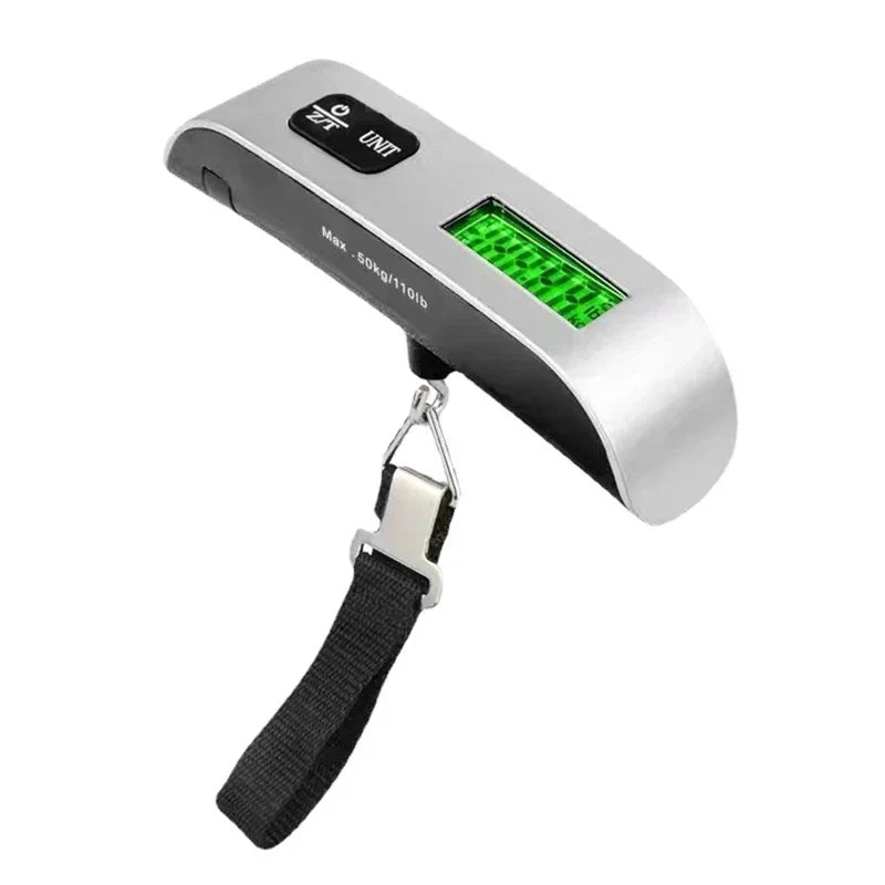 Luggage Scale Size S Digital LCD 50kg 110lb Hanging Travel Weighing Scale Compact Travel Essential 2026