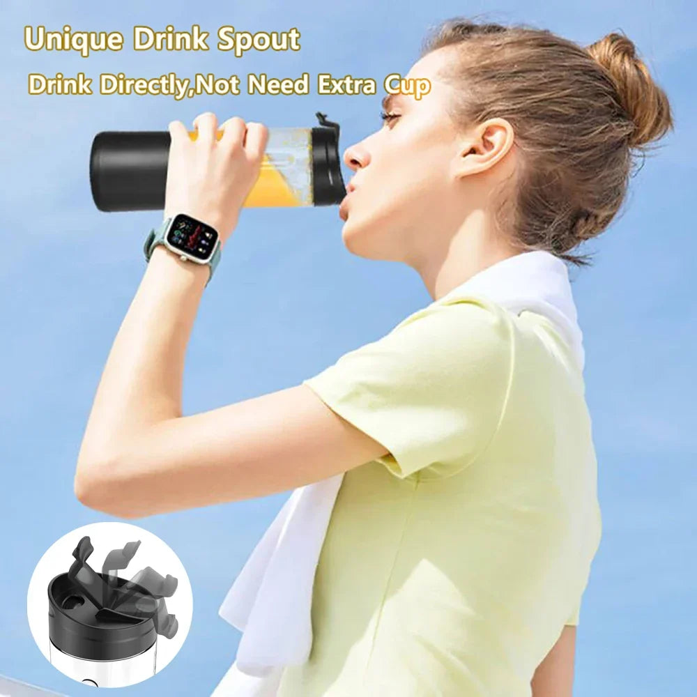 Portable Blender 6-Blades Smoothie Maker Summer Essentials 2026 Rechargeable On The Go Juicer