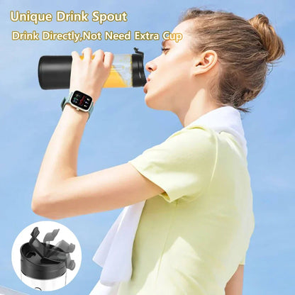 Portable Blender 6-Blades Smoothie Maker Summer Essentials 2026 Rechargeable On The Go Juicer