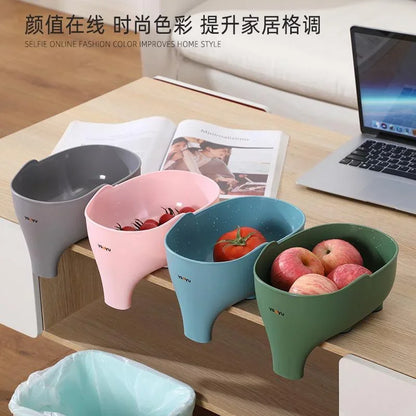 Sink Strainer Basket Elephant Shape Hanging Kitchen Drainer And Veggie Storage Fall 2026 Trend Eco Friendly