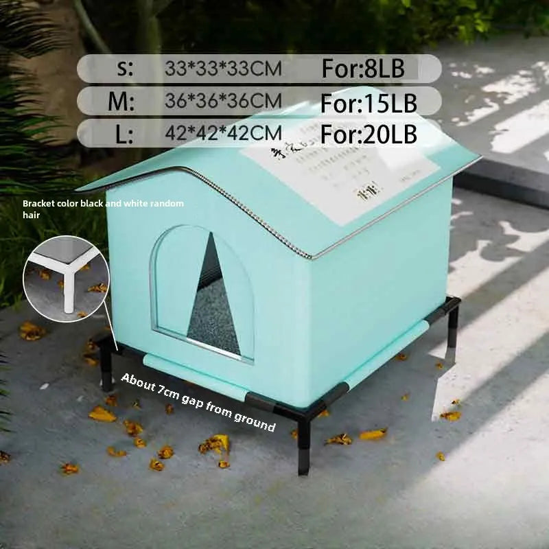 Dog House Waterproof Foldable Pet Cave Bed Small Outdoor Winter 2025 Cozy Washable Shelter For Puppies