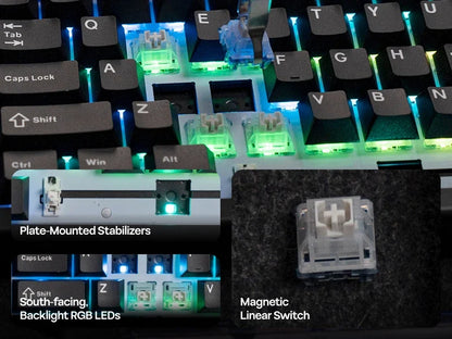 Mechanical Keyboard 75 Percent Hot Swap Gasket Mount Wired