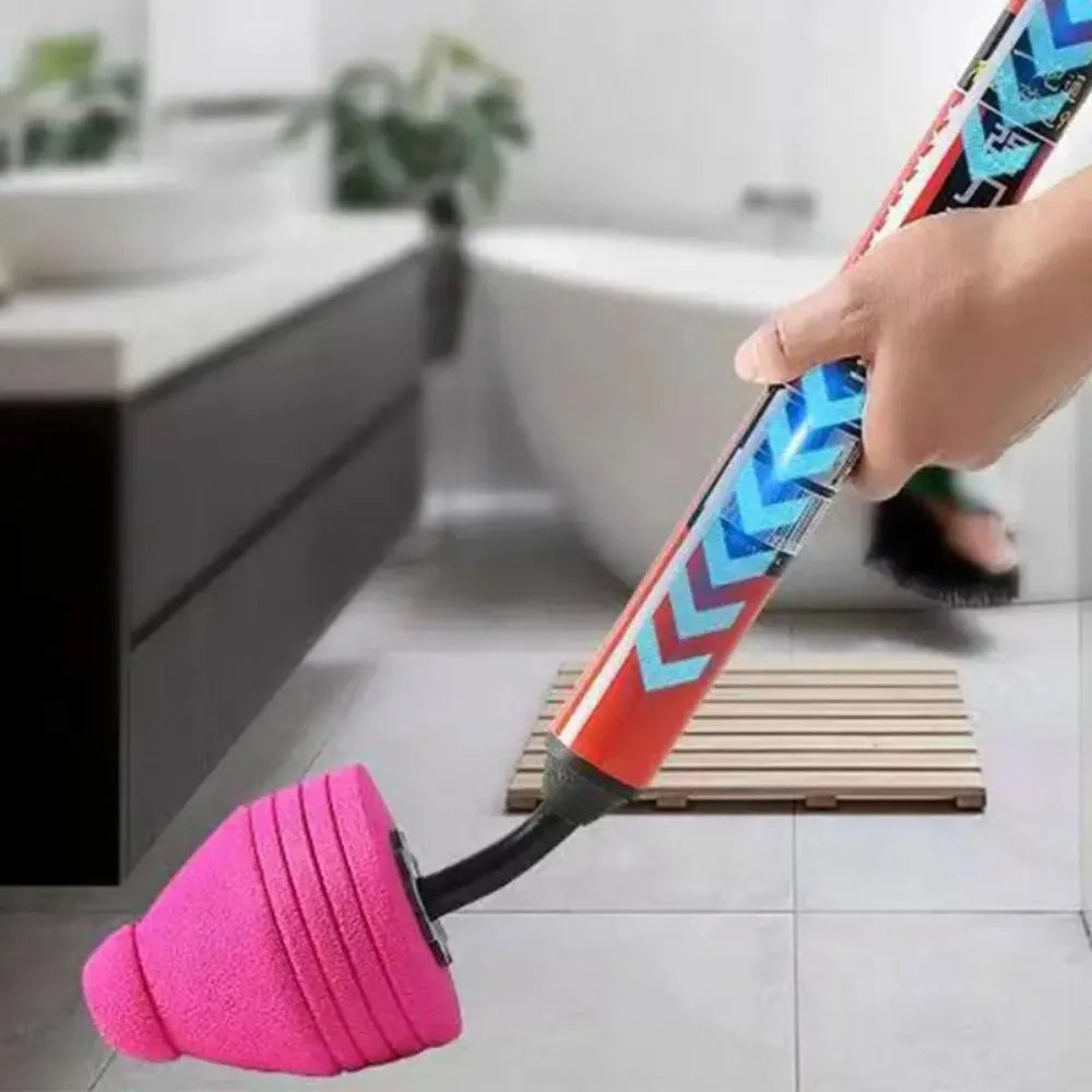 High Pressure Toilet Plunger Drain Clog Remover Tool with Ergonomic Handle Unblocker for Sink and Toilet Spring 2026