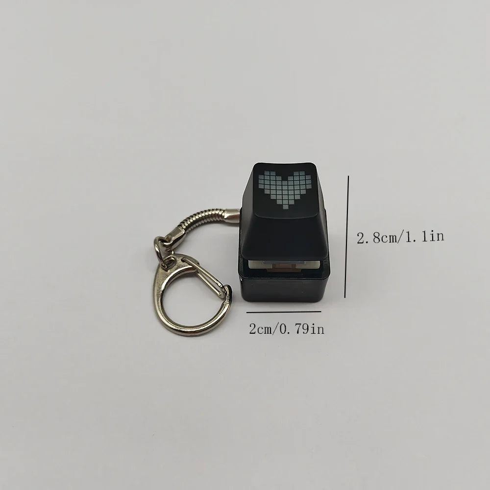 Mechanical Keyboard Keychain RGB Mini Tester Stress Toy