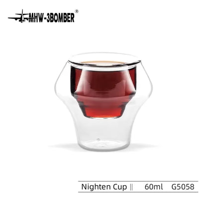 Double Wall Glass Espresso Cup Anti Scald Reusable Tea Mug Shot Glass, TikTok Viral Fall 2025 Artful Serving