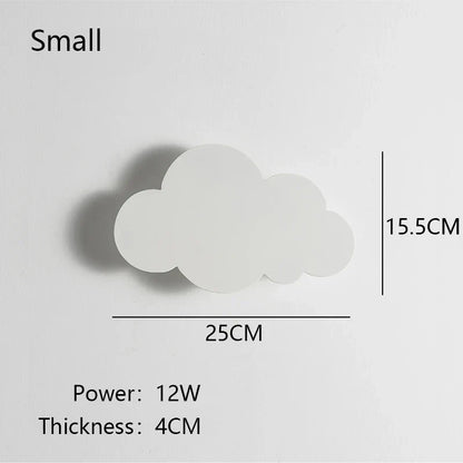 Cloud Wall Lamp Dimmable LED Nursery Light Remote Control Night Light Nursery Bedroom Decor Fall 2025 Cozy