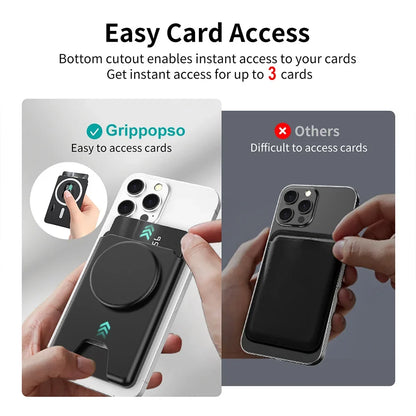 Magnetic Wallet With Expanding Grip For Phones Universal Card Holder Case Anti Scratch And Dustproof Back To School 2026