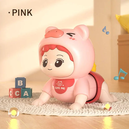 Baby Crawling Guide Toy Newborn Sensory Toys Music Aid