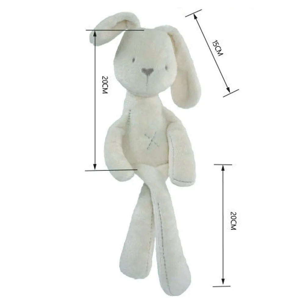 42CM Cute Cartoon Long Ears Rabbit Doll - Soft Plush Toy for Children, Bunny Sleeping Mate, Stuffed Animal Gift