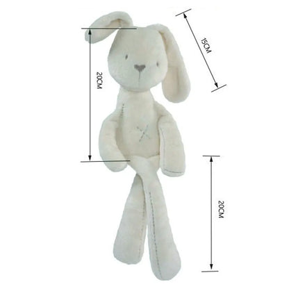 42CM Cute Cartoon Long Ears Rabbit Doll - Soft Plush Toy for Children, Bunny Sleeping Mate, Stuffed Animal Gift
