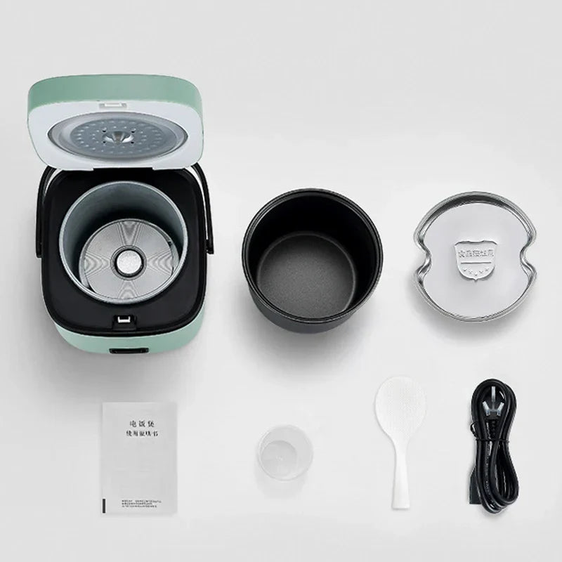 Rice Cooker 1.2L Mini Automatic Electric Rice Cooker Small Capacity 1-2 Servings Back To School 2025 Nonstick