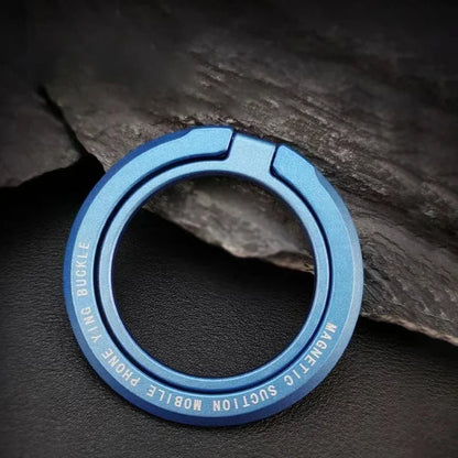 Magnetic iPhone Ring Holder - Foldable Grip Stand & Accessories for Mobile Support