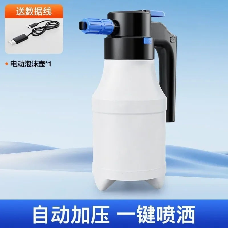 Foam Cannon Rechargeable Electric Car Wash Sprayer High Pressure Snow Cannon Detailing Summer 2025 Quick Foam Clean