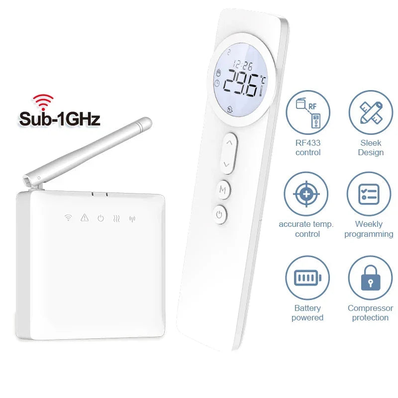Smart Thermostat WiFi RF433 - Temperature Controller For Gas Boilers And Floor Heating, Fall 2025 Energy Saving