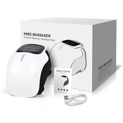 Smart Cordless Knee Massager with Vibration & Heat – Joint Pain Relief Gift for Seniors 2026