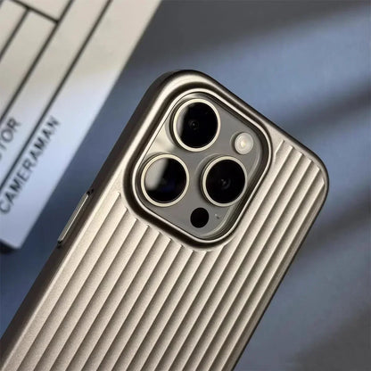 Advanced Electroplated Grille Phone Case for iPhone 16 15 14 Pro Max Plus Luxury Cover