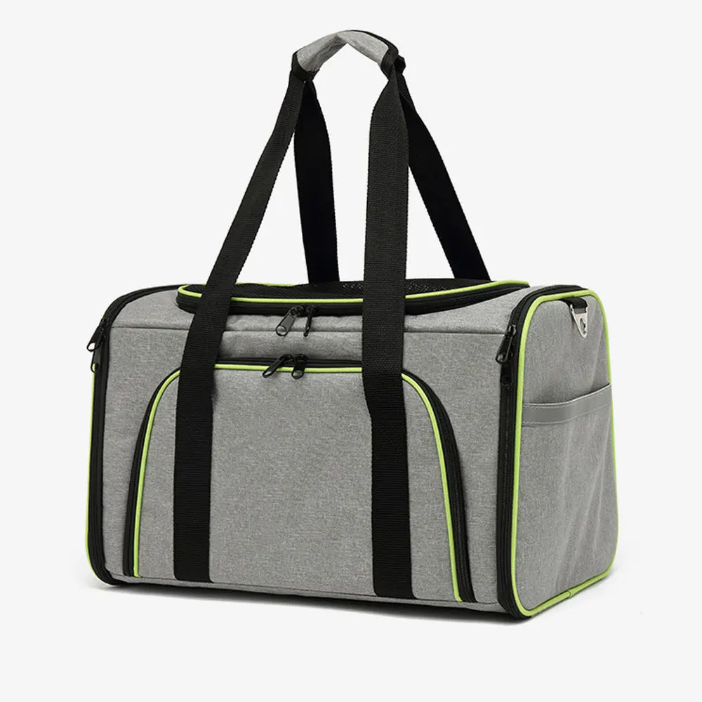 Pet Carrier Bag Up To 10kg Foldable Breathable Soft-Sided Travel Carrier Fall 2025 Safe Locking Zippers