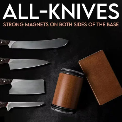 Rolling Diamond Knife Sharpener Kit with Magnetic Holder – 15° & 20° Angle Roller Kitchen Tool 2026