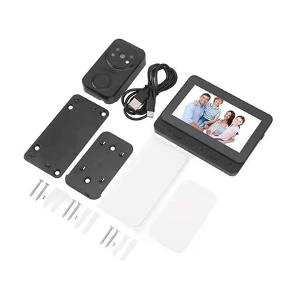 Wireless Video Doorbell Bundle Smart Security Kit With Night Vision 2.4G WiFi Cloud Storage Spring 2026