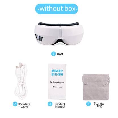 Eye Massager Medium Airbag Compression Bluetooth Music Sleep Aid AI Trending 2026 Wellness Gift