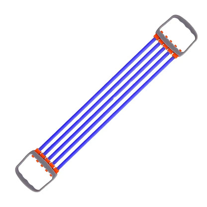 Rubber Tube Chest Expander Fitness Equipment - Adjustable Resistance for Arm & Pectoral Training