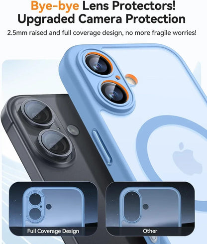 iPhone Case Magnetic Matte Translucent Armor MagSafe Compatible Shockproof Anti-Fingerprint Back To School 2026 Gift