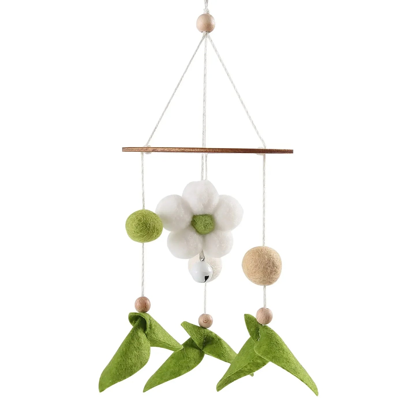Baby Mobile Wooden Crib Hanging Toy Newborn Nursery Fall 2025 Soothing Music Developmental Gift