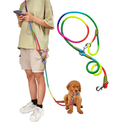 Hands Free Dog Leash Reflective Adjustable Nylon Walking Jogging Leash Fall 2025 Secure Hands Free Control