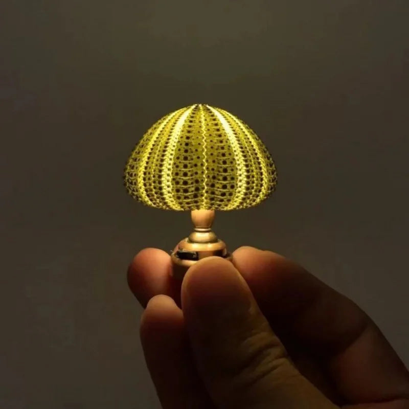Popular Retro Sea Urchin Night Lamp - Children's Table Lamp for Girls Room Decor