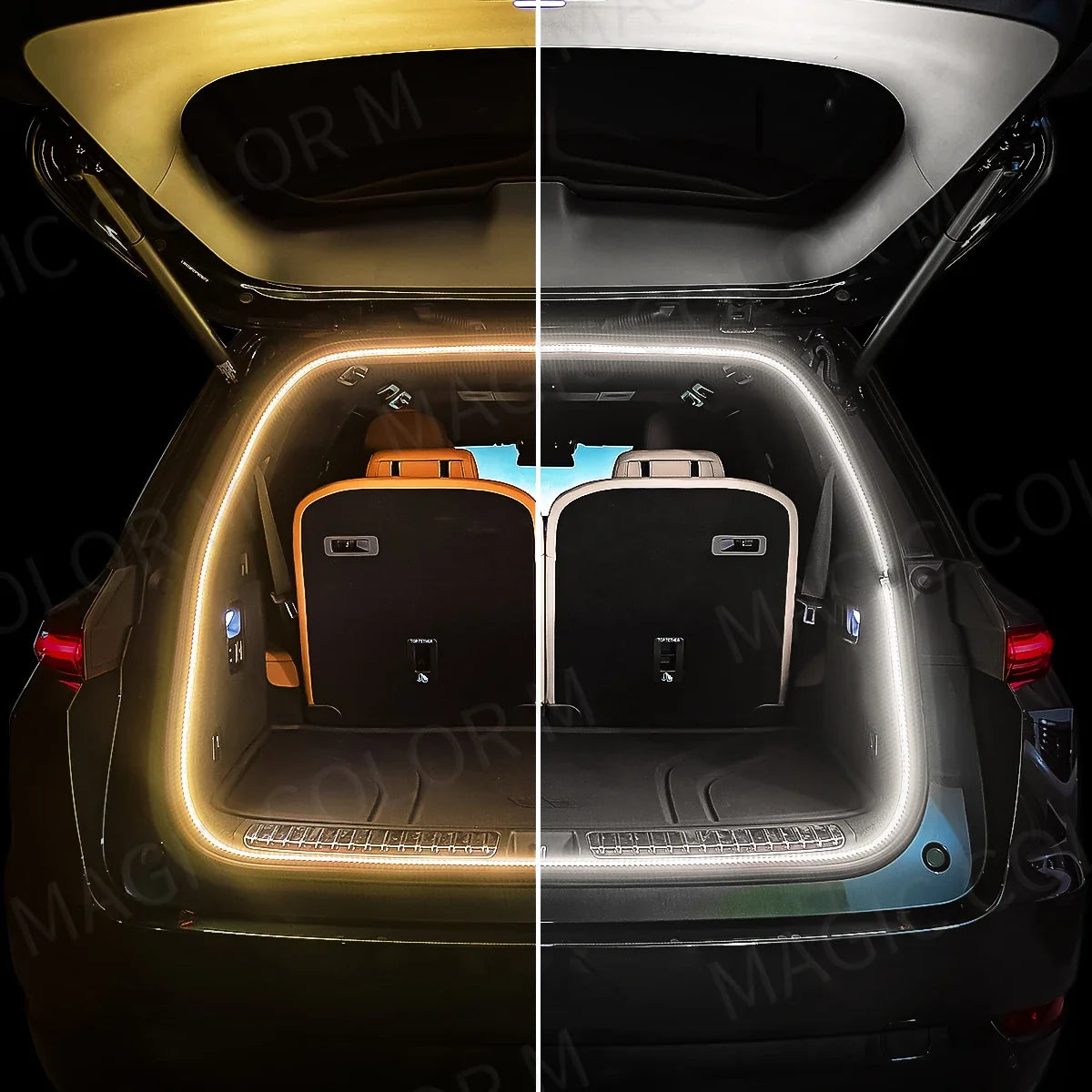 5M Car Interior LED Ambient Light Strip 12V – Flexible Waterproof Atmosphere Lamp Tesla 3 Y S X 2026