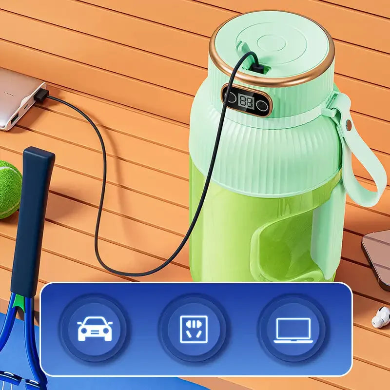 Portable Juicer Cup Multifunctional USB Blender With Digital Display Viral Trend Fall 2026 Travel